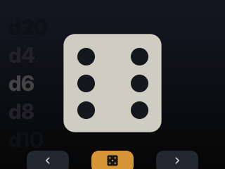 Кубик d6